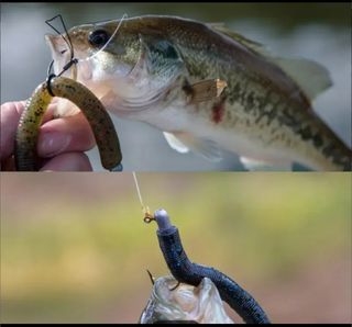 Vinilos pesca más 10 anzuelos.