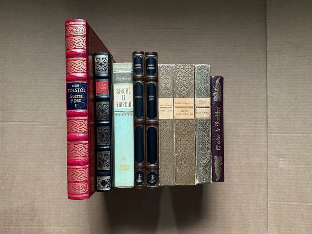 Lote de antiguos libros