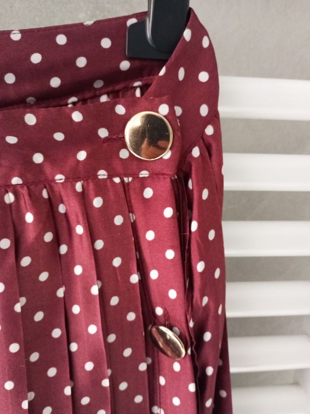 Gonna longuette a pois Zara