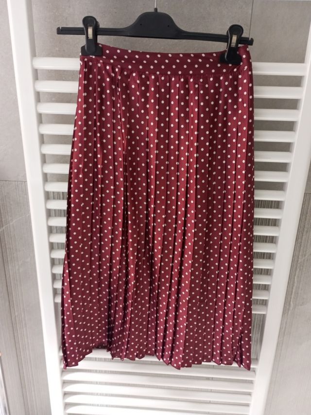 Gonna longuette a pois Zara