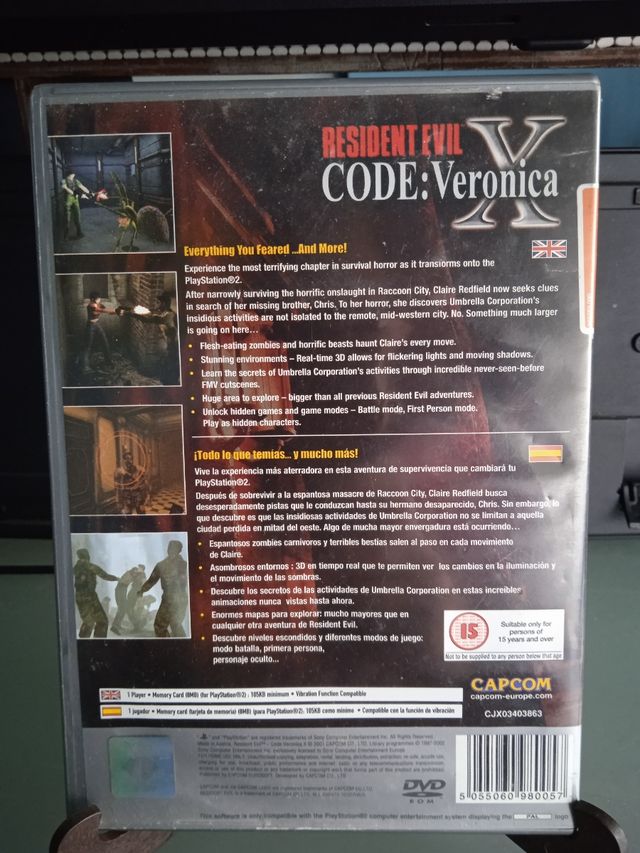 Juego Resident Evil Core PS2 completo