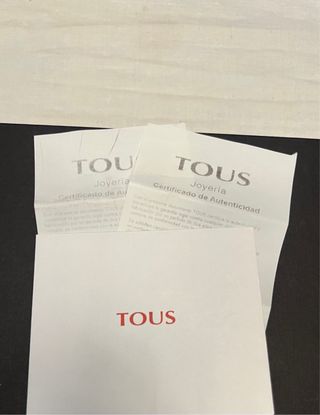 TOUS pendientes y anillo plata Tous Dreams
