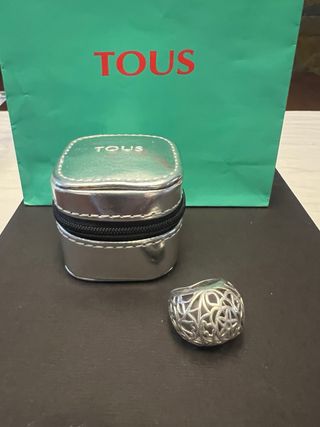TOUS pendientes y anillo plata Tous Dreams