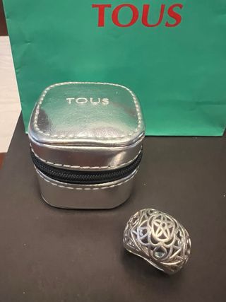 TOUS pendientes y anillo plata Tous Dreams