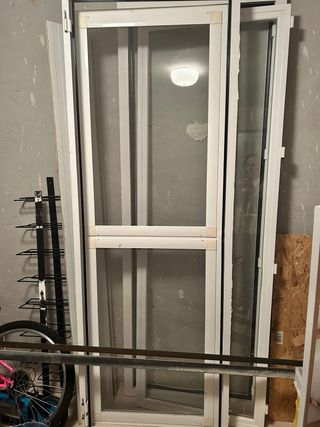 2 Puertas de aluminio