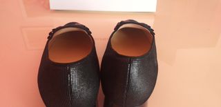 Brunate scarpe nere da donna