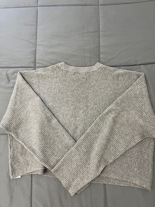 Jersey Gris Corto Rayas