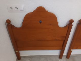 Cabecero Pino cama 90