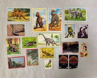 Lote 60 Cromos y Pegatinas Antiguos 
