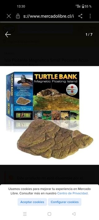 Isola galleggiante magnetica per tartarughe