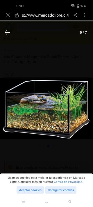 Isola galleggiante magnetica per tartarughe