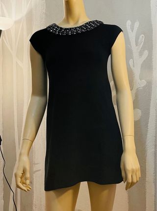 Maglia allungata perline lustrini Zara Knit tg.S