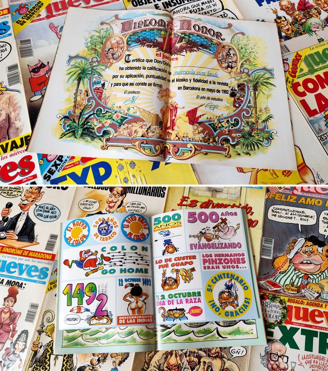 Revista "EL JUEVES" año 1992 (52 números + 1)