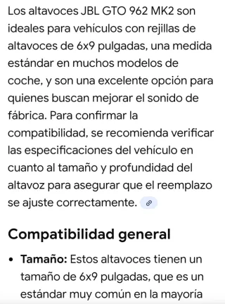 Altavoces para coche JBL