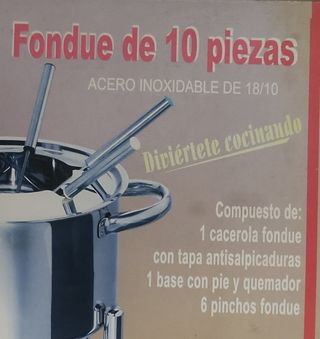Fondue cacerola 