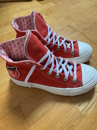 Converse naranjas