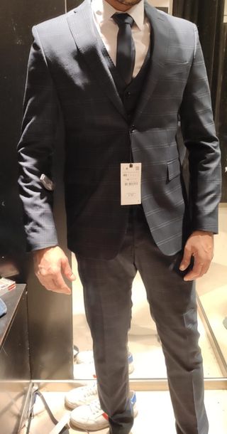 Traje de hombre de zara
