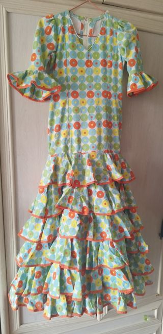 Traje de flamenca niña