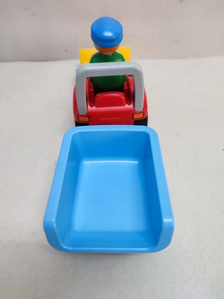 Playmobil 1,2,3 6964 Tractor con Remolque