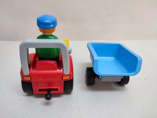 Playmobil 1,2,3 6964 Tractor con Remolque