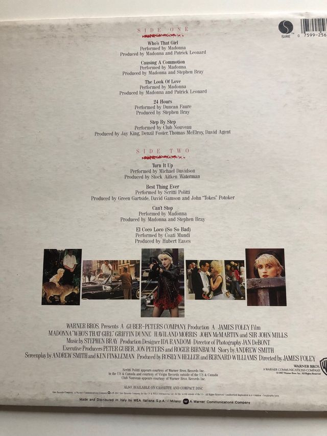 Who’s that girl Madonna