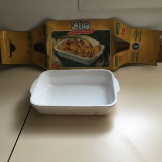 Teglia ceramica da forno anche microonde 21x14x5