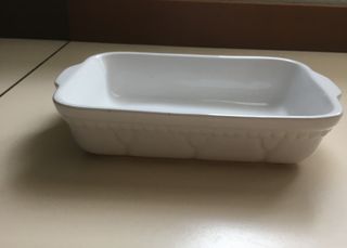 Teglia ceramica da forno anche microonde 21x14x5