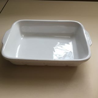 Teglia ceramica da forno anche microonde 21x14x5