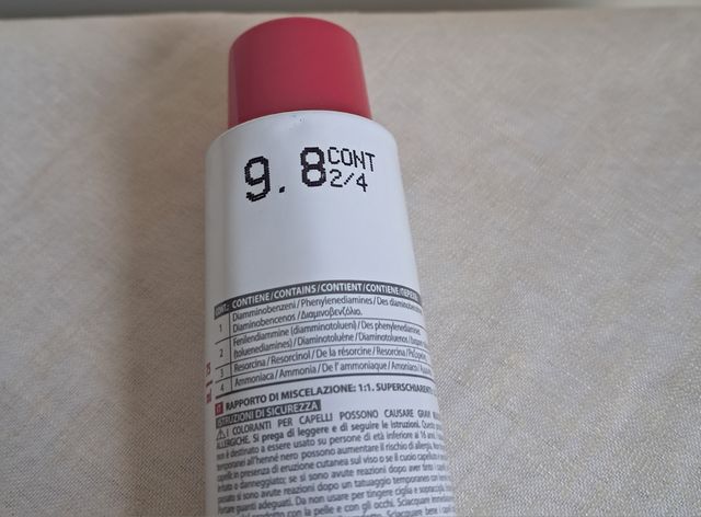 Crema colorante capelli crema cabello plateado