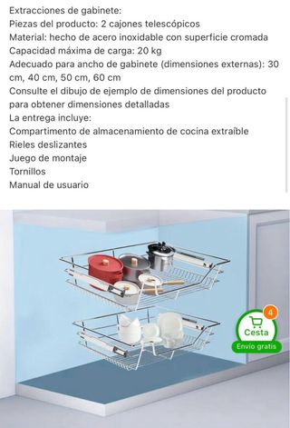 Cajones / Bandejas Extraibles