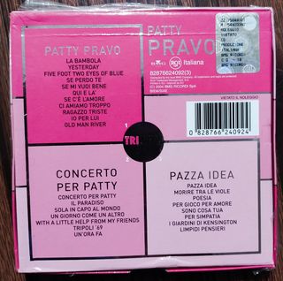 3 CD Patty Pravo Trilogy Box