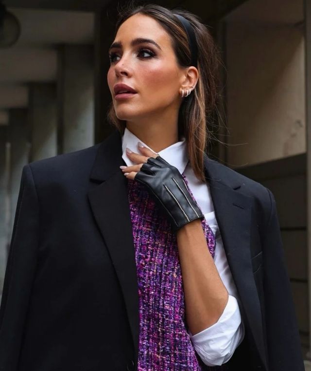 Vestido pichi tweed Zara M