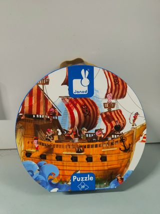 Puzzle infantil barco pirata Janod