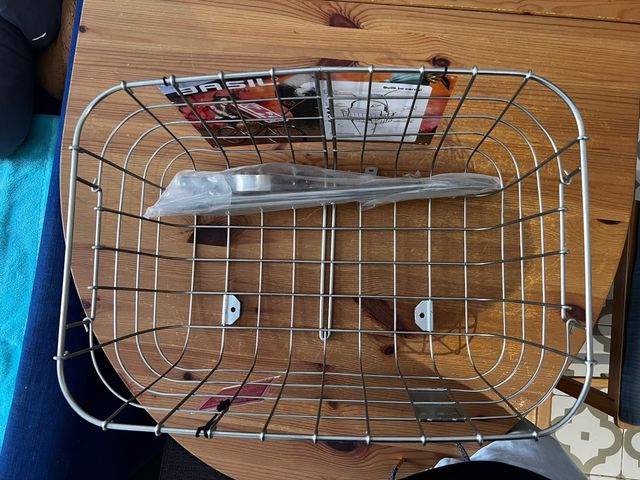 Bicicleta cesta aluminio