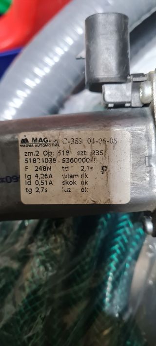 Motor elevalunas Fiat 500