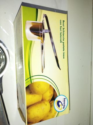 Schiacciapatate inox