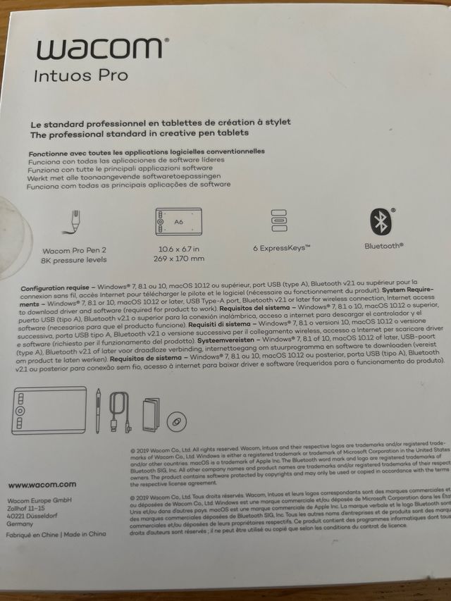 Wacom intuos pro NUEVA