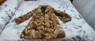 Chaquetón piel de zorro vintage 