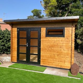 Caseta de madera 355x294 cm (Suelo incluido)