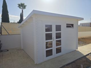 Caseta de madera 355x294 cm (Suelo incluido)