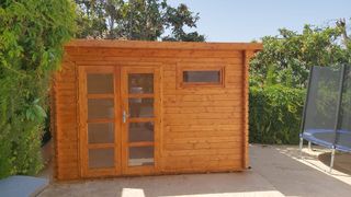 Caseta de madera 355x294 cm (Suelo incluido)