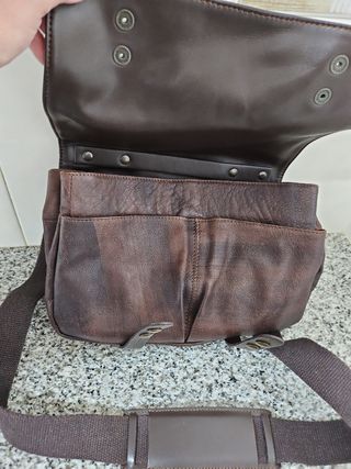 Bolso Cartera de Piel auténtica