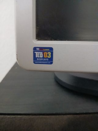 Monitor ordenador. 