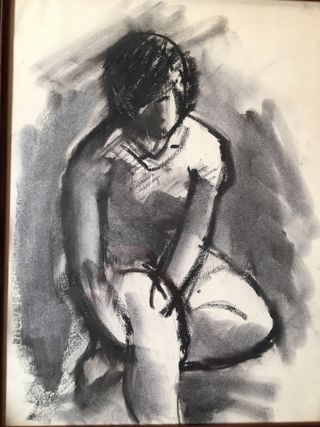 5 disegni su carta con splendide cornici