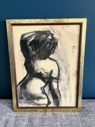 5 disegni su carta con splendide cornici
