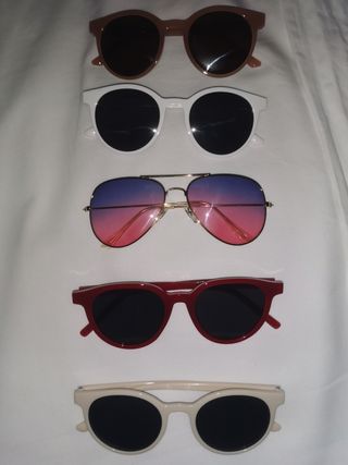 URGE !!5 PARES DE GAFAS PASTA Y ESPEJO