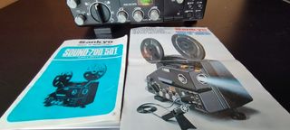 Proyector de películas Super-8+películas+accesorio