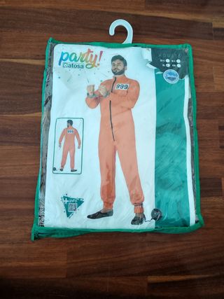 Disfraz de convicto. Esposas de regalo