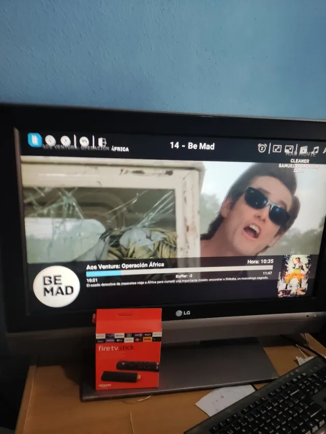 FIRE TV ORIGINAL  CON TV  LG 32 PULG FOTOS REALES.