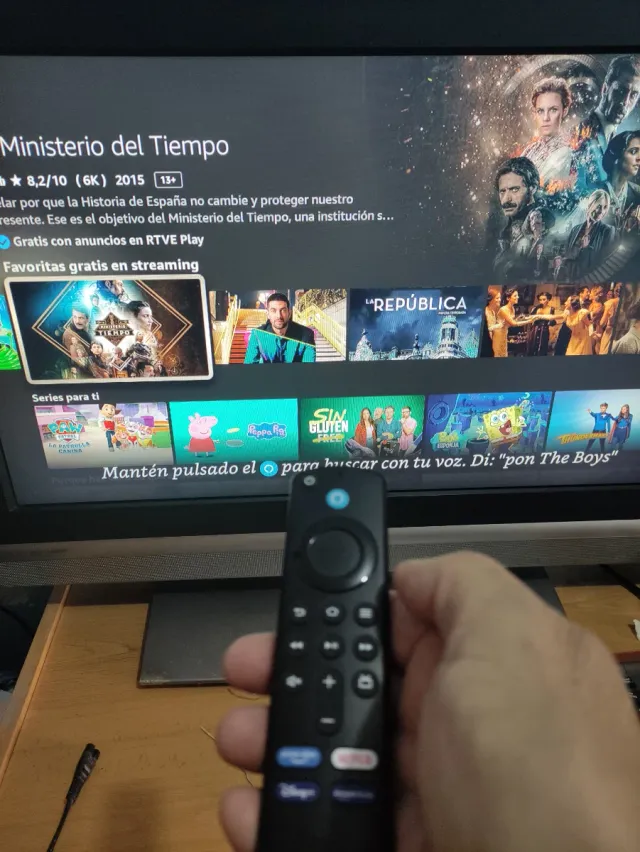 FIRE TV ORIGINAL  CON TV  LG 32 PULG FOTOS REALES.